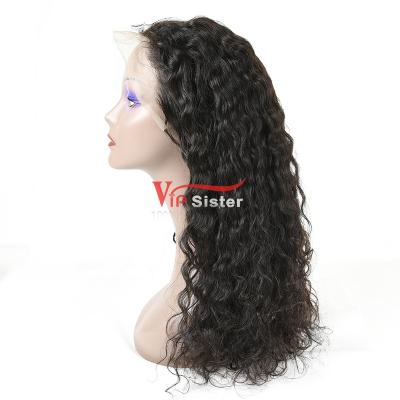 China 100% Virgin Hair Bundles 10A Grade Indian Brazian Virgin Hair Full Lace Wig Wavy 100% Human Hair Wigs On Sale for sale