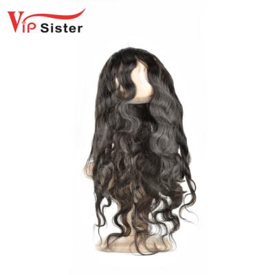 China Loose Wave 12-20 Inch Human Hair Wig Body Wave Lace Closure Virgin Indian Hair Wig for sale