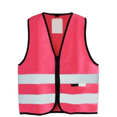 China Anti-Static Child Safety Vest | Made with reflective material | Pink for sale