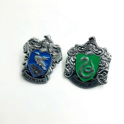 China Custom China Shield Badge Lapel Pin Soft Enamel Pin Metal Badge for sale