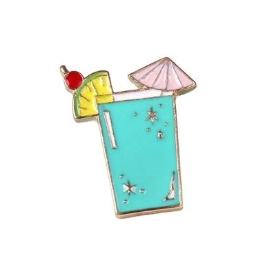 China Custom China Enamel Metal Pin Badges For Clothes / Bag for sale