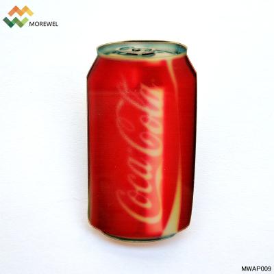 China HOT Nickel Free Cola Bottle Shaped Printed Pin Badges Making Manufacturers China for sale