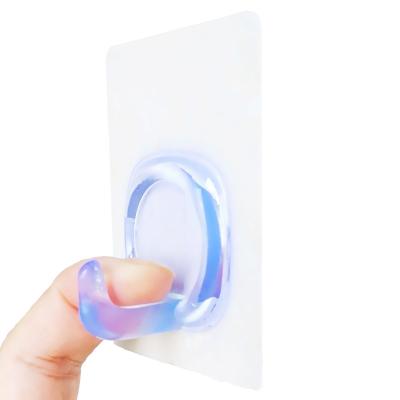 China Sustainable Hanger Clothes Hook Suction Sticky Cup Kitchen Shower Hook Bathroom Wall Hanging Seamless Hook for sale