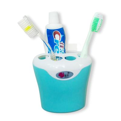 China Film Suction Cup Toiletries Storage Box Viable Toothpaste Tube Nail Paste Free And Traceless Toothbrush Holder Toothbrush Holder for sale