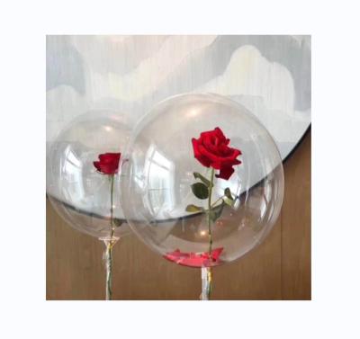 China Brithday /WeedingParty Decor/Gifts 12 Inch Color Flash Transparent Bobo Ball Bar Party Proposal Romantic Prop Balloon for sale