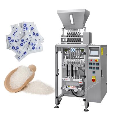 China Full Automatic Food Stick Sachet Small Granule Iodized Salt Multi Lane Packing Machine for sale