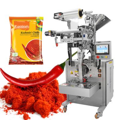 China Fully Automatic Small Vertical Food Spices Red Sealing And Powder Packing Machine Price for sale