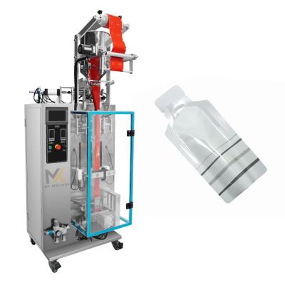 China Food New Version Fully Automatic Irregular Sachet Lotion Shaped Bag Liquid Packing Machine for sale