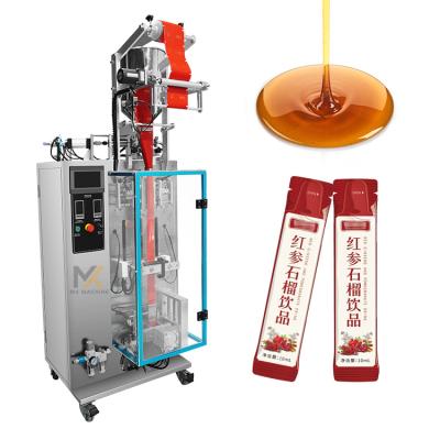 China Food Easy To Operate Automatic Syrup Shape Pouch Liquid Filling And Speical Packing Machine for sale