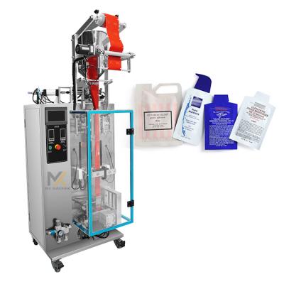 China Food Easy To Use Irregular Shape Sanitizer Liquid Soap Sachet Packing Machine for sale