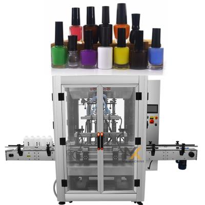 China Automatic Small Bottle 10ml 15ml Food Gel Nail Polish Machine Filling And Capping Price for sale