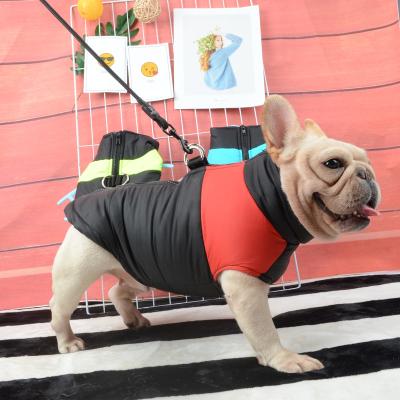 China Small Large Dogs Sustainable Winter Clothes Pet Coat Puppy Jacket French Bulldog Invest Waterproof Warm Clothes for sale