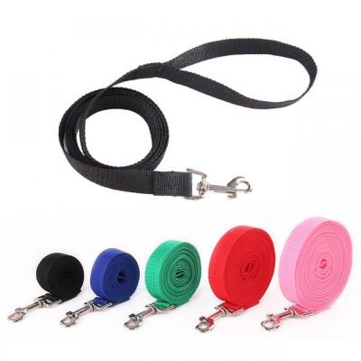 China Durable Multi-Sizes Dog Lead Dogs Medium Large Puppy Pet Long Lead Nylon Rope Walking Training Leads Leash for sale