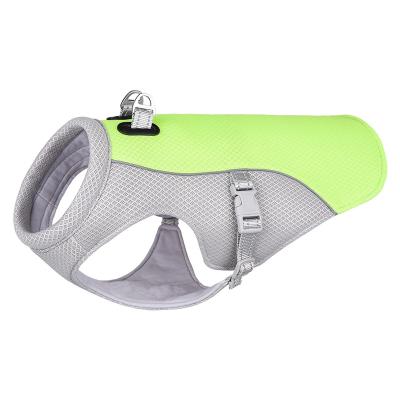 China Summer Reflective Breathable Adjustable Light Weight Dog Vest Jacket Reflective Cooling Clothes for sale