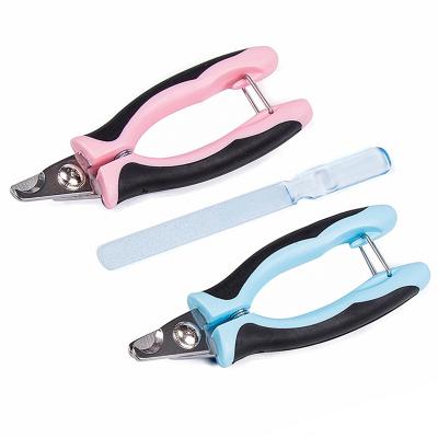 China Scissors Stainless Steel Stocked Cleaning Nail Clippers Small For Dog Cat Factory Custom Inventory Pet Products for sale