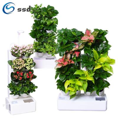 China Home Indoor Automatic Soilless Equipment Mini Cultivation Anti-corrosion Automatic Soilless Plant Water Timing Irrigation Intelligent Hydroponic Plant Pot for sale