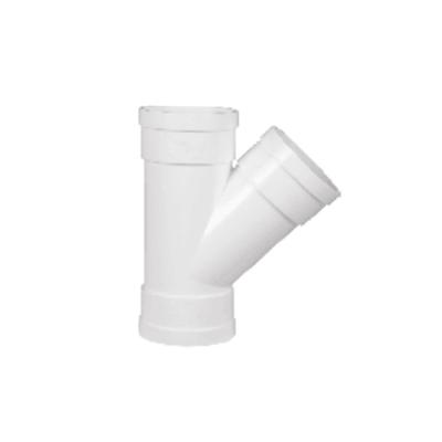 China Factory sale PVC UPVC plastic oblique tee side tee for water drain for sale