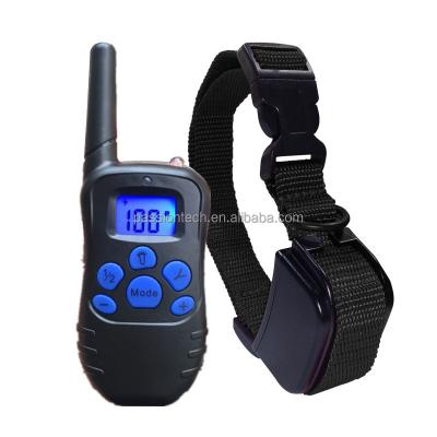 China 330 Yards Rechargeable and Rainproof Viable Collar Training Shock Beep Remote Vibration and Shock Collar for Pets Training Supplies for sale