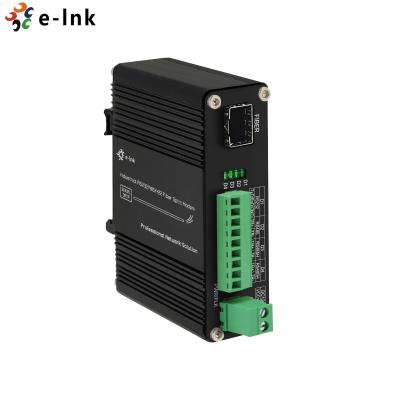 China DC12 - 48V Fiber Optic Modem Industrial Serial RS232 RS485 RS422 SFP Fiber Media Converter for sale