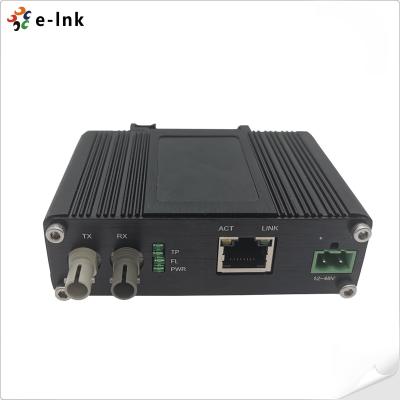 China 10BaseT do OEM Mini Industrial ao conector do ST do conversor dos meios dos ethernet 10BASE-FL à venda