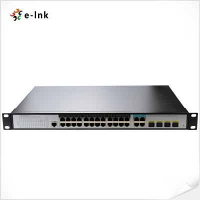 중국 Commercial Managed 24 Port PoE Switch 4 Port 10G SFP+ L3 Managed Switch 판매용