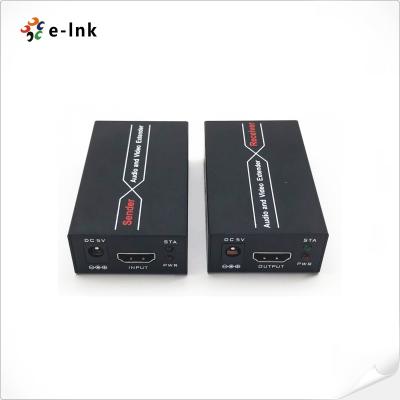 China 1080P@60Hz HDMI Fiber Extender Over Cat6 With POC Function, Max 60m for sale