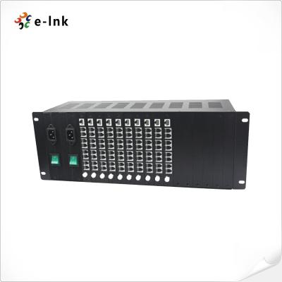 China 20mv Ripple Fiber Optic Accessories 4U Telephone Fiber Mux Rack for sale