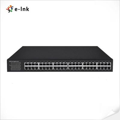 China Portpoe Ethernet-Schalter 8K 48 mit 48x10/100/1000M RJ45 PoE Häfen zu verkaufen