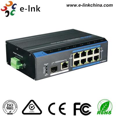 China Industrieller 8 Häfen PoE-Ethernet-Schalter 250M Fast Ethernet Switch zu verkaufen