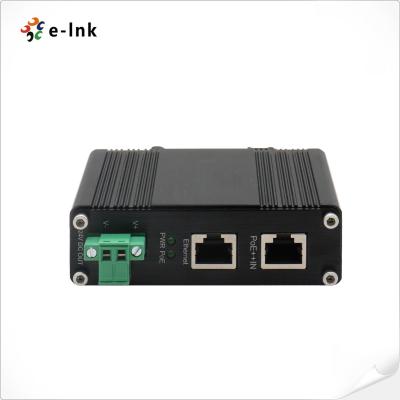 China 802.3 Bt PoE Splitter Din Rail Industrial 10 100 1000Mbps Gigabit 12V DC 36W Saída à venda