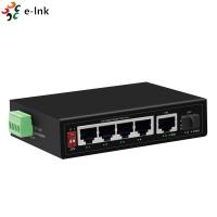 China Industrial 250m PoE Switch 4-port 10/100/1000BASE-T + 1-port 1000BASE-X SFP + 1-port 1000BASE-T à venda