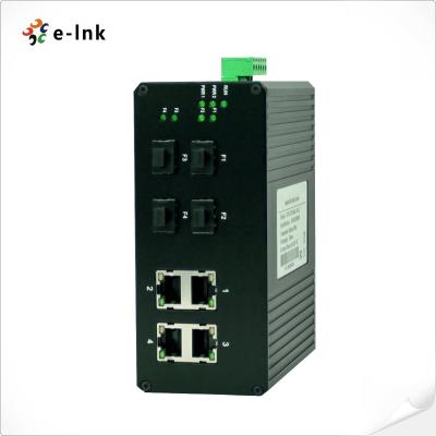 Cina Switch Ethernet industriale Gigabit 4G+4 SFP in vendita