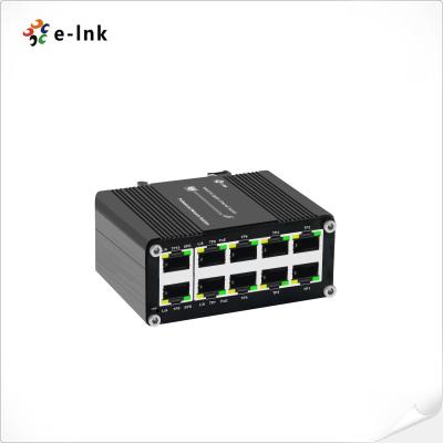 China 10 Port Gigabit Switch 8 Port 10/100/1000T 802.3at PoE To 2-Port 10/100/1000T RJ45 Uplink for sale