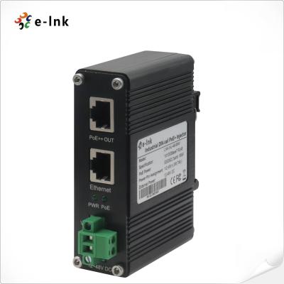 China Wholesale PoE Injector Adapter 95W 802.3bt 1000M Din Rail Gigabit Power Injector 48V DC Output for sale