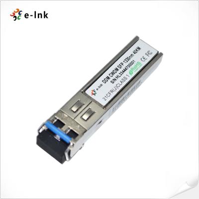 China Módulo óptico video del transmisor-receptor 3G-SDI CWDM 1270~1610nm los 40KM Digitaces de la fibra de SFP en venta