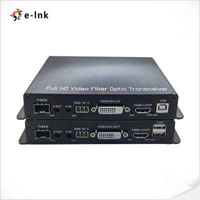 China 1080P Dvi aan de Vrouwelijke Convertor USB KVM RS232 van Hdmi met Bidi Audiogpio Te koop