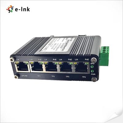 China red Unmanaged del gigabit PoE del interruptor industrial pasivo de 12v 802.3af en venta