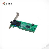 China ODM Duplex Fiber Optic Accessories 100M Gigabit PCI-E LAN Card 1310nm for sale