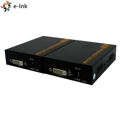 Chine Fibre de HD BaseT au supplément du convertisseur KVM de DVI plus de câble Cat6/7 simple de 100m à vendre