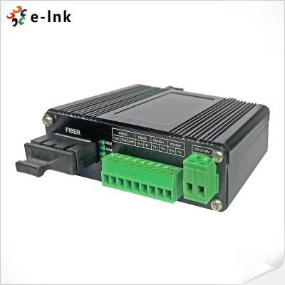 China Modem Industriële Optische Vezel aan Rj45-Convertor RS232 RS485 RS422 Te koop