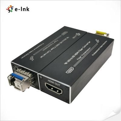 中国 80kmのマイクロHDMIの繊維光学のエクステンダーHDMI Usbのエクステンダー1.4aの映像信号 販売のため