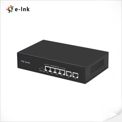 China 4 Port Din Rail Mount PoE Ethernet Switch With 100BASE-T Uplink for sale