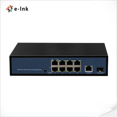 China OEM IEEE802.3af 8 Havenpoe Ethernet Schakelaar voor Voorzien van een netwerk Te koop