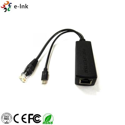 China divisor do injetor do ponto de entrada de 10/100/1000M 5V 2A com micro porta usb à venda