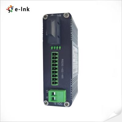 China Industrial Serial RS232 / RS485 / RS422 Glasvezel Modem SC SM 1310nm, 20km Te koop