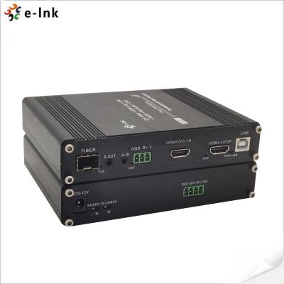 Cina riempitivo stereo di Bidi audio GPIO HDMI USB del convertitore a fibra ottica di 1080P HDMI KVM in vendita