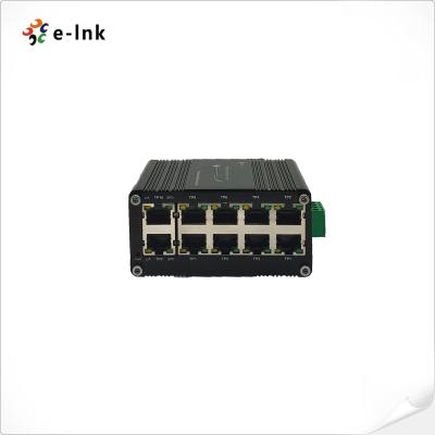 China De 10-haven 10/100/1000T Gigabit Compacte Ethernet van Mini Industrial van de netwerkschakelaar Schakelaar Te koop