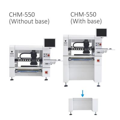 China CHM-550 máquina de montaje componente del PWB de SMT de las cabezas de la alta precisión 4 con la tabla en venta