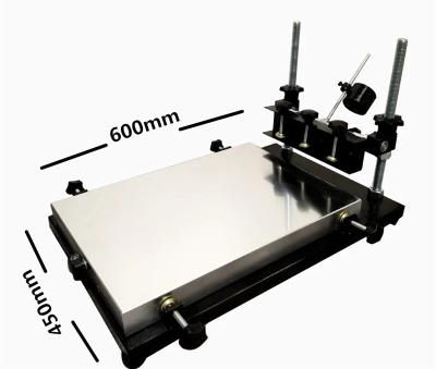 China Größere Größe manuelle Siebdruckmaschine 4560 des SMT-Schablonen-Drucker-450*600mm zu verkaufen