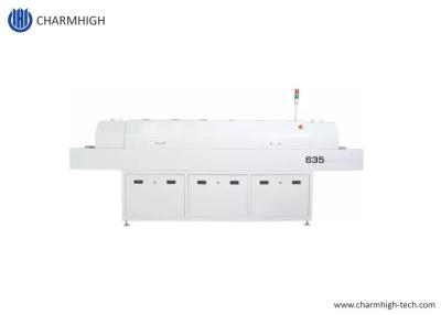 China 635 Reflow Oven 6 Temp. Zones (up6+down6) 2200*350mm SMT Reflow Soldering Machine for sale